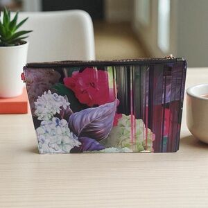 Ted Baker‎ London Floral Purse insert / Pouch Make Up Bag New